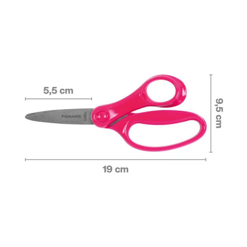 Fiskars Große Kinderschere 15 cm pink 8+